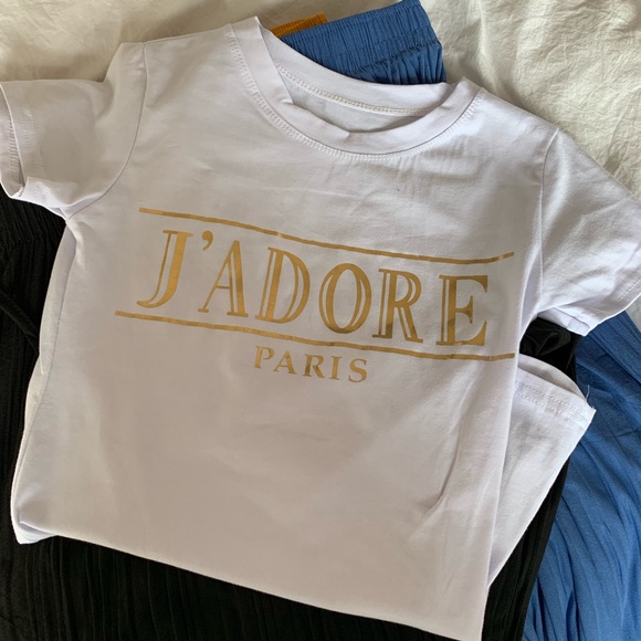 ✨LAST ONE✨PARIS✨J’ADORE PARIS T-shirt - Picture 5 of 5